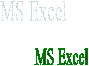 MS Excel  